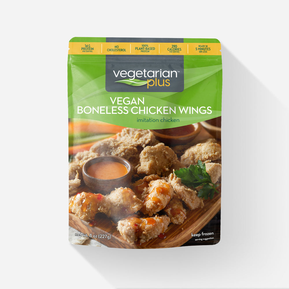 
	
    	2023 Awards Winner! Vegan Boneless Chicken Wings (8-pack)
                      
